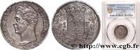 FRANCE 1 franc Charles X, matrice du revers à cinq feuill CHARLES X Rouen 1826 (23mm, 5g, 6h) -