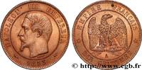 FRANCE Dix centimes Napoléon III, tête nue SECOND EMPIRE Paris 1853 (30,23mm, 9,99g, 6h) -
