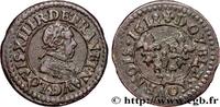 FRANCE Double tournois, type 4 LOUIS XIII Lyon 1618 (20mm, 3,03g, 6h) -