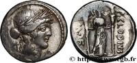 THE REPUBLIC (280 BC to 27 BC) Denier CLAUDIA Rome 42 AC. (16,5mm, 3,78g, 6h) -
