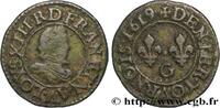FRANCE Denier tournois, type 1 de Poitiers, buste A LOUIS XIII Poitiers 1619 (18mm, 1,22g, 12h) -