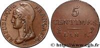 FRANCE 5 centimes Dupré, petit module DIRECTOIRE Paris 1796 (23mm, 5,24g, 6h) -