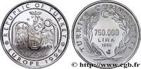TURKEY 750.000 Lira Proof ECU TURKEY 1996 (38,mm, 31,47g, 12h) -