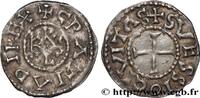 FRANCE Denier CHARLES II LE CHAUVE / THE BALD Soissons s.m. (19,5mm, 1,61g, 12h) -
