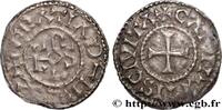 FRANCE Denier CHARLES II LE CHAUVE / THE BALD Chartres s.m. (21mm, 1,53g, 12h) -