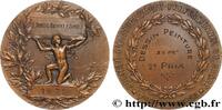 FRANCE Médaille, Société d’enseignement professionnel du TROISIÈME RÉPUBLIQUE 1935 (40,5mm, 32,17g, 12h) -