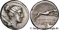 THE REPUBLIC (280 BC to 27 BC) Denier POSTUMIA Rome 74 AC. (18mm, 3,99g, 6h) -