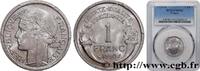 FRANCE 1 franc Morlon, légère IV REPUBLIC Beaumont-Le-Roger 1950 (23mm, 1,3g, 6h) -