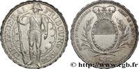 SWITZERLAND 5 Francs, monnaie de Tir, Fribourg SWITZERLAND Le Locle 1934 (30mm, 15,01g, 6h) -