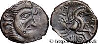 FRANCE Statère de billon à la joue ornée, à la lyre ABRINCATUI (Cotentin PENINSULA) c. 60-50 AC. (20,5mm, 6,43g, 10h) -