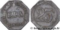 COMPANIES, INDUSTRIES AND MISCELLANEOUS TRADES 25 Centimes - Restaurant Coopératif D.P.A COMPANIES, INDUSTRIES AND MISCELLANEOUS TRADES Castres n.d. (23mm, 2,35g, 12h) -