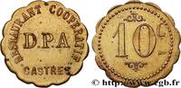 COMPANIES, INDUSTRIES AND MISCELLANEOUS TRADES 10 Centimes - Restaurant Coopératif D.P.A COMPANIES, INDUSTRIES AND MISCELLANEOUS TRADES Castres n.d. (24mm, 2,85g, 12h) -