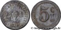 COMPANIES, INDUSTRIES AND MISCELLANEOUS TRADES 5 Centimes - Restaurant Coopératif D.P.A COMPANIES, INDUSTRIES AND MISCELLANEOUS TRADES Castres n.d. (24mm, 2,57g, 12h) -