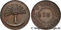 CAFES BRASSERIES AND RESTAURANTS 33 - Restaurant Garbit-Fougere CAFES BRASSERIES AND RESTAURANTS Lyon n.d. (26mm, 7,30g, 12h) -
