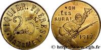 COMPANIES, INDUSTRIES AND MISCELLANEOUS TRADES 25 Centimes - Alquier Frères COMPANIES, INDUSTRIES AND MISCELLANEOUS TRADES Mazamet 1917 (24mm, 2,84g, 12h) -