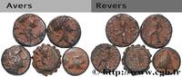 Lot de cinq monnaies LOTS (mm, g, h) -