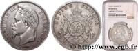 FRANCE 5 francs Napoléon III, tête laurée SECOND EMPIRE Paris 1862 (37mm, 25,00g, 6h) -