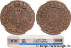 FRANCE Un décime à l’L couronnée LOUIS XVIII Strasbourg 1815 (32mm, 20,00g, 6h) -