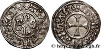FRANCE Denier CHARLES II LE CHAUVE / THE BALD Chartres s.m. (19,5mm, 1,53g, 7h) -
