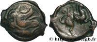 FRANCE Bronze au loup et au pégase BITURIGES CUBI, UNSPECIFIED Ier siècle avant J.-C. (16,5mm, 2,64g, 10h) -