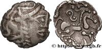 FRANCE Denier d'argent scyphate dit “à l'hippocampe” AMBIANI (Area of Amiens) Amiens (80) c. 60-50 AC. (15,5mm, 0,78g, 5h) -