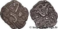 FRANCE Denier d'argent scyphate dit “à l'hippocampe” AMBIANI (Area of Amiens) Amiens (80) c. 60-50 AC. (14mm, 0,53g, 1h) -