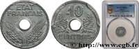 FRANCE 10 centimes État français, petit module FRENCH STATE 1943 (17mm, 1,50g, 6h) -