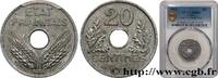 FRANCE 20 centimes État français, lourde FRENCH STATE 1943 (24mm, 3,5g, 6h) -