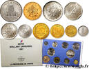 FRANCE Série Brillant Universel V REPUBLIC Paris 1987 (mm, g, h) -