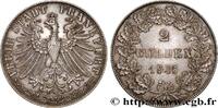 GERMANY - FREE CITY OF FRANKFURT 2 Gulden GERMANY - FREE CITY OF FRANKFURT Francfort 1845 (36mm, 21,24g, 12h) -