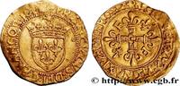 FRANCE Demi-écu d'or au soleil, 5e type FRANCIS I Toulouse n.d. (19,5mm, 1,70g, 11h) -