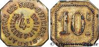 TUNISIA - FRENCH PROTECTORATE 10 Centimes - Cercle des sous-officiers TUNISIA - FRENCH PROTECTORATE n.d. (22mm, 3,30g, 12h) -