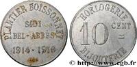 ALGERIA 10 Centimes Horlogerie Plantier Boissonnet ALGERIA Sidi-Bel-Abbès 1916 (30mm, 2,16g, 12h) -