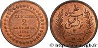 TUNISIA - FRENCH PROTECTORATE 2 Centimes AH1308 TUNISIA - FRENCH PROTECTORATE 1891 (20mm, 1,95g, 6h) -