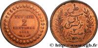 TUNISIA - FRENCH PROTECTORATE 2 Centimes AH1308 TUNISIA - FRENCH PROTECTORATE 1891 (20mm, 2g, 6h) -