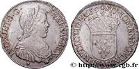 FRANCE Demi-écu, portrait à la mèche longue LOUIS XIV THE SUN KING Toulouse 1659 (32,5mm, 13,82g, 6h) -
