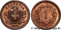 SWITZERLAND 1 Centime (Rappen) SWITZERLAND Paris 1851 (16mm, 1,50g, 12h) -