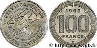 CAMEROON Essai de 100 Francs Etat du Cameroun, commémoratio CAMEROON Paris 1966 (25mm, 12,30g, 6h) -