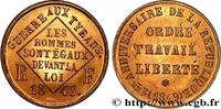 FRANCE Médaille, Guerre aux tyrans, Premier anniversaire DEUXIÈME RÉPUBLIQUE 1849 (23,5mm, 5,46g, 12h) -