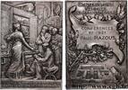FRANCE Plaque de récompense, Conservatoire National des A TROISIÈME RÉPUBLIQUE 1921 (68,5mm, 108,94g, 12h) -