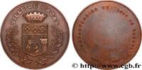 FRANCE Médaille, Cinquantenaire de Lous de Bazats BORDELAIS - VILLES, ENTREPRISES ET VINS 33 - Bazas 1977 (58,5mm, 96,82g, 12h) -