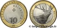 SWITZERLAND 10 Francs Parc National Suisse – cerf élaphe SWITZERLAND Berne 2009 (33mm, 15g, 12h) -