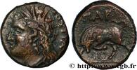 Hellenistic 1 (323 BC to 188 BC) Unité LUCANIA - THOURIOI Lucanie, Thurium c. 225-200 AC. (17mm, 4,54g, 9h) -
