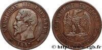 FRANCE Deux centimes Napoléon III, tête nue, petit D et p SECOND EMPIRE Lyon 1857 (20mm, 1,92g, 6h) -
