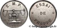 FRANCE Essai de frappe de 10 francs Jimenez, grand module V REPUBLIC Pessac n.d. (21mm, 6,44g, 6h) -