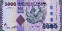 TANZANIA 5000 Shilingi TANZANIA 5000 Shilingi 2020 UNC -