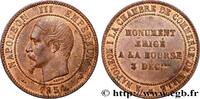 FRANCE Module de dix centimes, Visite à la chambre de com SECOND EMPIRE Lille 1854 (30mm, 10,41g, 12h) -