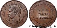 FRANCE Module Dix Centimes, visite à la Monnaie de Paris SECOND EMPIRE 1854 (30mm, 9,85g, 12h) -