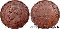 FRANCE Module de dix centimes, Visite impériale à Lille l SECOND EMPIRE Lille 1853 (30mm, 10,05g, 12h) -
