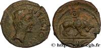 FRANCE Bronze ATECTORI (quadrans) GALLIA - SANTONES / MID-WESTERN, Unspecified c. 40 AC. (14mm, 1,67g, 7h) -